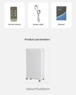 Filter-Luftreiniger-Smarts WiFi PM2.5 H13 wahrer HEPA Monitor für großen Raum