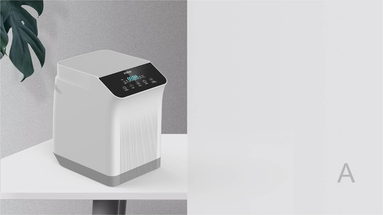 Haupt-Luftfilter Hepa des Rohr-PM2.5 und Kohlefilter-Luftreiniger mit Digitalanzeige