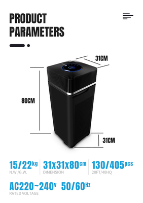 Des Haus-220V Filter-Luftreiniger-Luftfilter Plasma-Luft-des Sterilisator-H13 Hepa