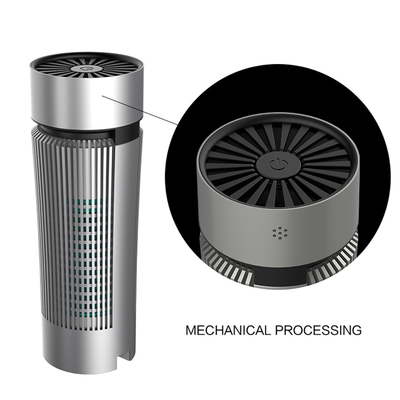 Mini Portable Car Ionizer Air-Reinigungsapparat Hepa-Filter-Aluminiumlegierung Shell