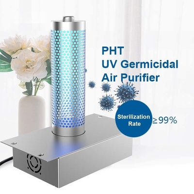 UV-Licht-Rohr-Luftreiniger Photocatalyst Wechselstrommotor-Eisen ABS Materialien