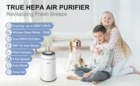 Tischplatten-Zertifikat Mini Anion Air Purifier Withs Hepa Filter-kc